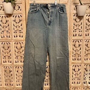 Reformation High Rise Blue Jeans